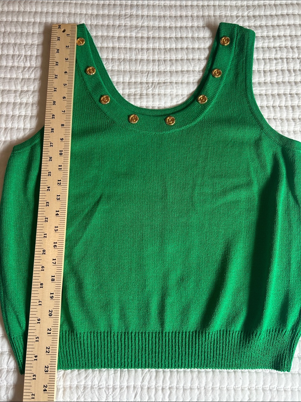 St. John Collection Sleeveless Knit Top Size L - Picture 8 of 8